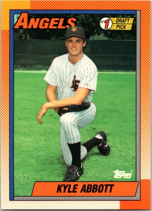 1990 Topps Tiffany Edition RC #444 Kyle Abbott ROOKIE - FREE SHIPPING!