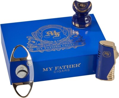 My Father Cigar Lighter-Cutter- Cigar Holder Gift Set | eBay
