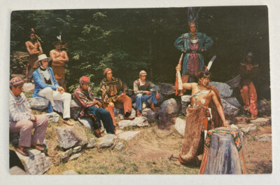 #ad #ad Vintage Postcard Unto These Hills Tecumseh Cherokee North Carolina NC $2.95