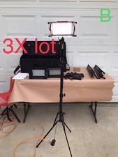 3 LOT IKAN Led Lights ILed312-V2 iled312sp spot Bi-Color Flood Light Photography