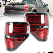 Tail Lights Brake Lamps Rear For Ford F-150 Pickup Truck 2009-2014 Left+Right