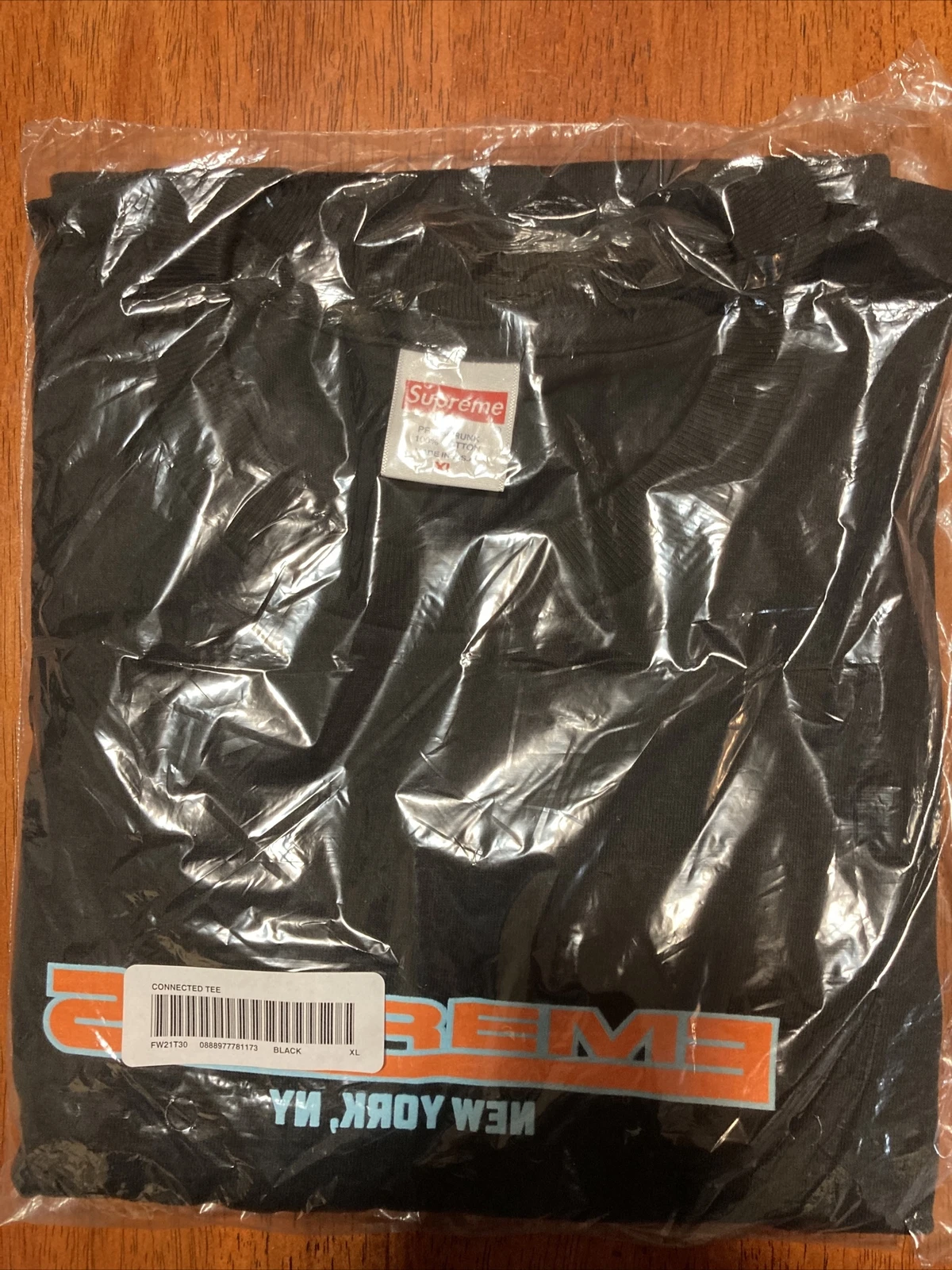 Supreme Connected Tee Black Size XL (Extra Large)