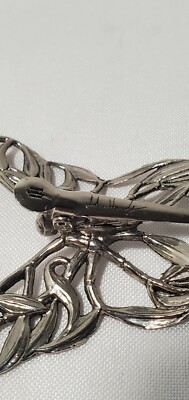 Preowned  John Hardy Silver Toned Butterfly Hair Clips John Hardy Signed Silver Tone Butterfly Clip 2 pcs | eBay main image 4