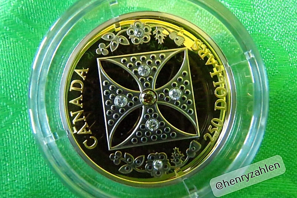 Queen Elizabeth II. Diamond Diadem 2oz Goldcoin extrem rare collector coin - Bild 2 von 4