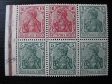 DEUTSCHES REICH Mi. #H-Blatt 23B mint stamp booklet pane! CV $120.00