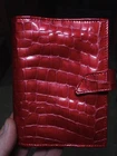 Greenwich Agenda Organizer Vinyl Leather Red Pocket 14X 10 Cm