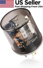 LED Flasher Relay 12V 2 Pin Fix Hyper Flash Turn Signal for Car Motorcycle Truck