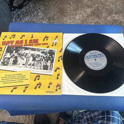 Hot As I Am Western Swing 1935 1941 LP Rambler 105 Milton Brown Cliff Bruner VG+