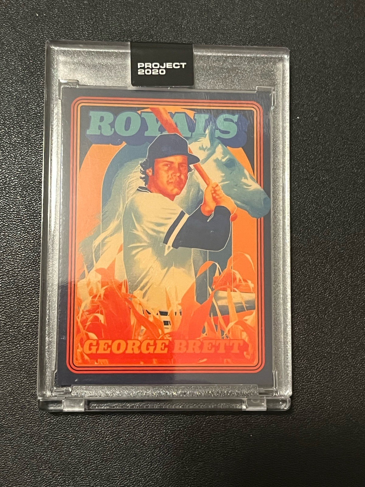 Topps Project 2020 #175 - 1975 George Brett Matt Taylor /3278