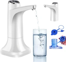 Water Pump for 5 Gallon Bottle, USB Charging Automatic Water Dispenser, Portable