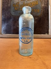 BATON ROUGE,LA CAPITAL CITY BOTTLING WORKS WIECK MUG BASE HUTCH SODA BOTTLE