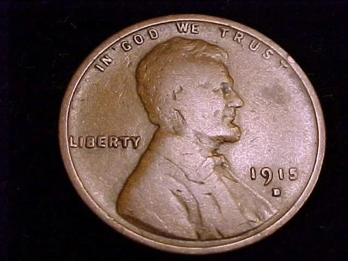 1915-D  Lincoln Cent, Very Good Grade