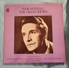 Ivor Novello - The Great Shows - 2 x LP Vinyl 12" - EMI SHB23 1974 Mono