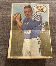 1968 Topps - Poster Inserts Johnny Unitas #1
