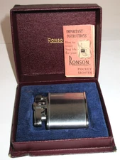 Ronson Pocket Lighter with Box and Pamphlet