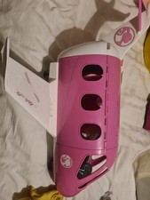 Barbie Aeroplane With Pilot Barbie USED see Pics Read Description