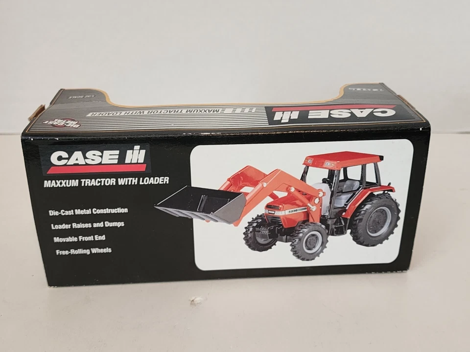 1996 Ertl Diecast CASE IH Maxuum Tractor With Loader 1/32 Scale New In Box - Image 4 of 4