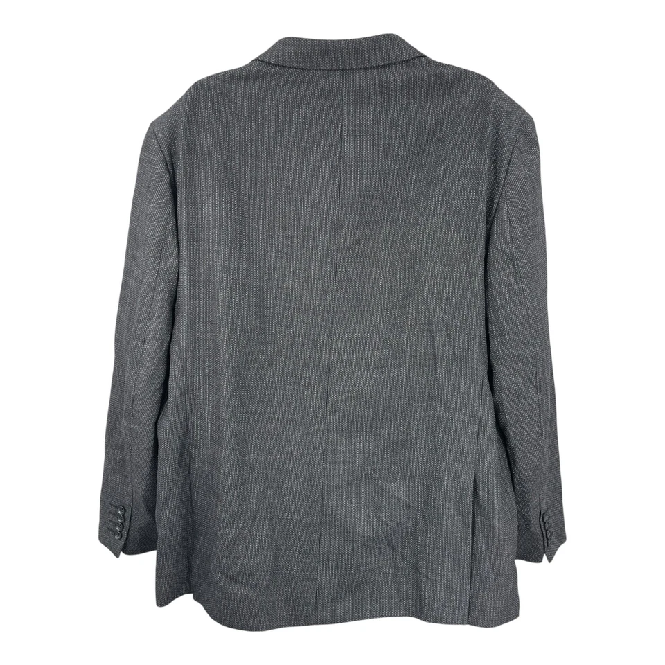 Blazer Stafford Para Hombres 52 Regular Gris Calce Clásico Lana Merino Abrigo Deportivo Chaqueta Foto 2 de 4