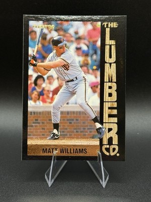 1992 Fleer The Lumber Co. Matt Williams #6- San Francisco Giants