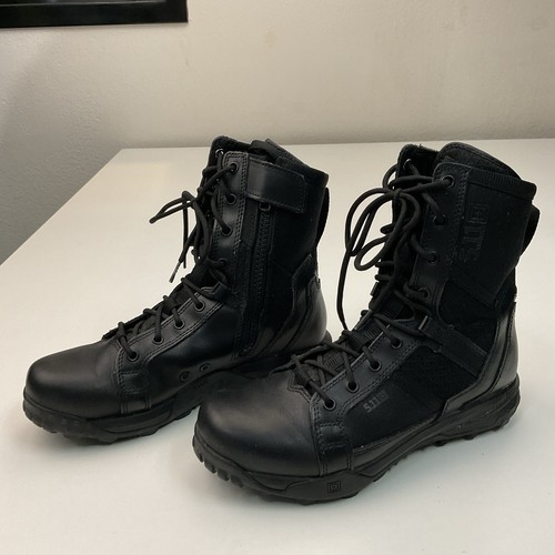 5.11 Tactical A/T 8” Side Zip Boot, 12431 - Black US 8
