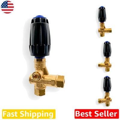 #ad Brass Pressure Washer Unloader Valve 3650 PSI 10.5 GPM Blue Spring Adjus... $99.89