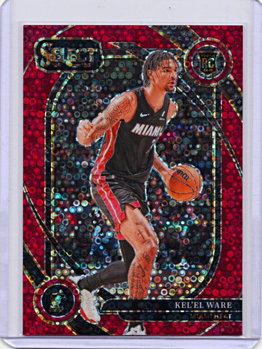 Panini 2024-25 Select Kel'el Ware RC Courtside Prizm /49 #273 Miami Heat