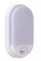 Led Wandleuchte Bewegungsmelder Blendarm Weiß IP54 10 W 3000 K AußEn Wandlampe