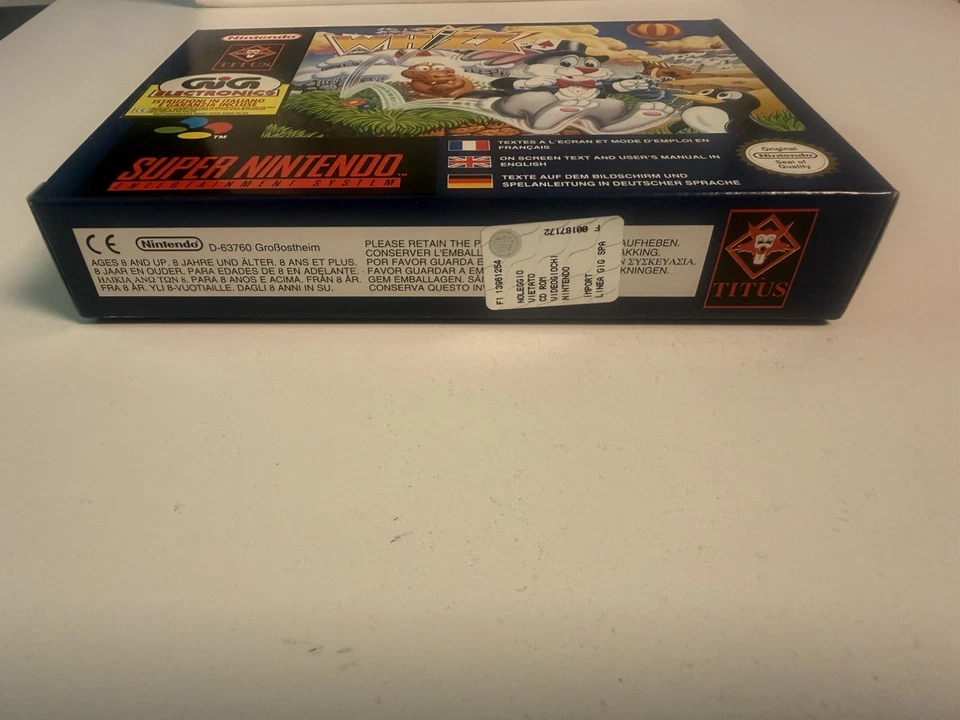 Super Nintendo SNES 🔥 Whizz NEW OLD STOCK 🔥 PAL CIB Full Set - Bild 2 von 4