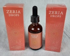 Zeria Sunless Tanning Skin Drops Lot of 3 Bottles Watermelon Face & Body Edible