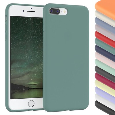 EAZY CASE für Apple iPhone 8 Plus 7 Plus Hülle Silikon Schutzhülle Cover Bumper
