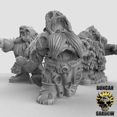 Zwerg Zombies Miniatur