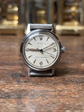 1940s Rolex Shock Resisting Ref 2861 Honeycomb Dial, Dennison Case