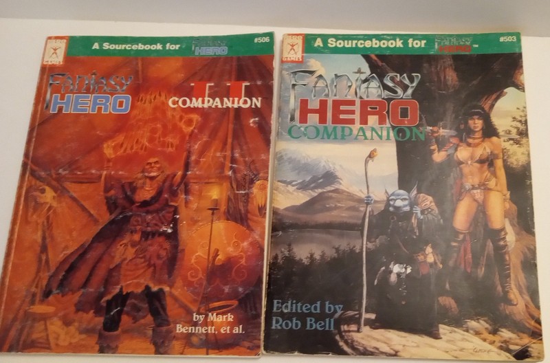 Fantasy Hero Companion Source Books #503 & 506