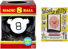 Magic 8 Ball Kids Toy, Retro Themed Novelty Fortune Teller, Ask a Question and T