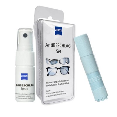 ZEISS AntiBeschlag Set (15ml Spray + 1 Tuch 13x13cm) - Beschlagschutz