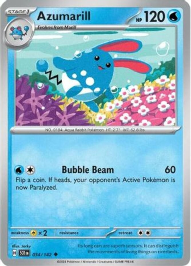 Azumarill - 034/142 - Uncommon - Near Mint