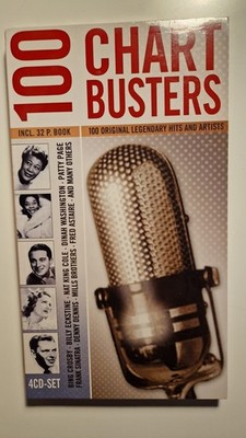 CD-BOX 100 Chart Busters incl. Booklet Various Artists, 4-CD-LONGBOX  NEU & OVP