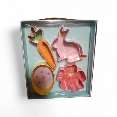 Easter Bunny Chick 4 Piece Cookie Cutter Set Brand New April