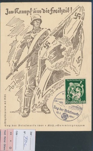 LS72896 Germany 1941 Reich war propaganda FDC used