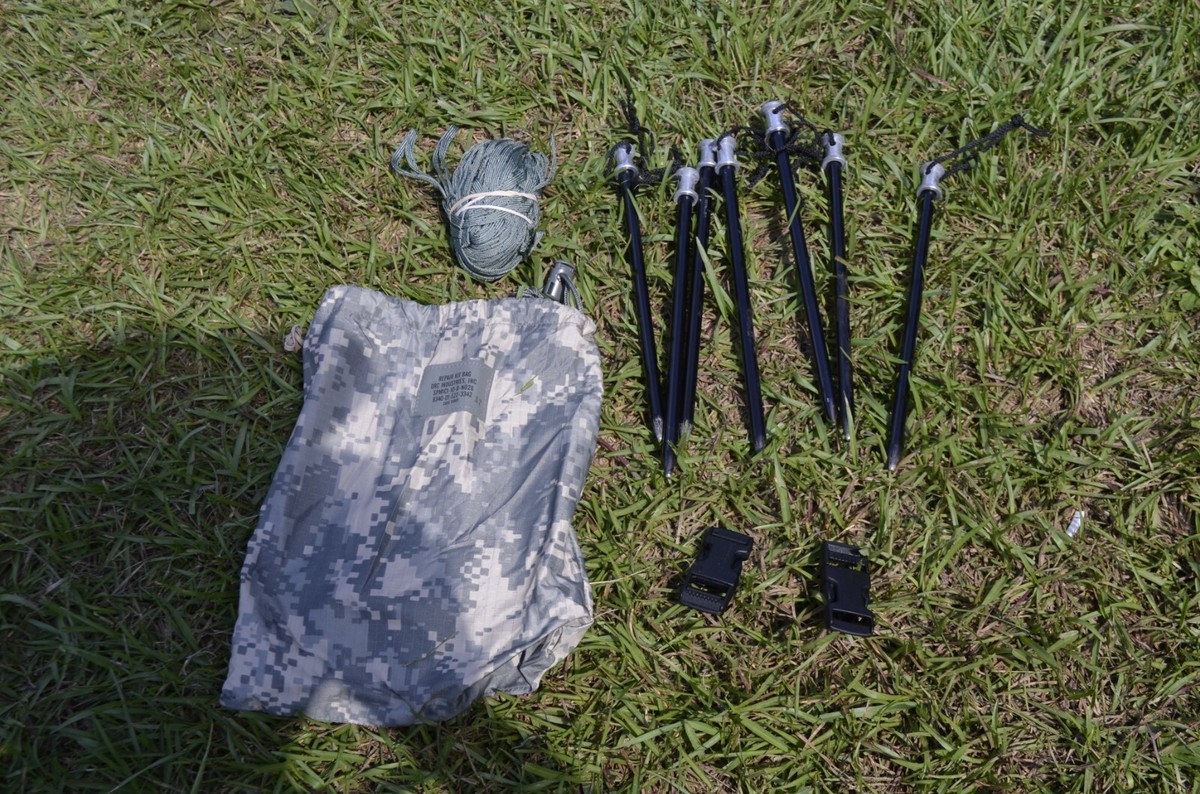 Tente De Combat Militaire USGI Surplus - Abri Amélioré 1 Personne (ACU) - Occasion