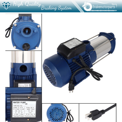 1.5HP 1100W 1'' SHALLOW WELL JET WATER PUMP GARDEN SPRINKLER Wholesale