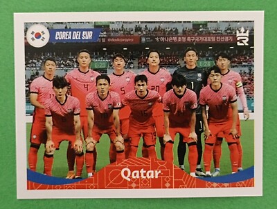 2022 3R Qatar World Cup FIFA  #370 SOUTH KOREA SOCCER TEAM Sticker SON HEUNG-MIN