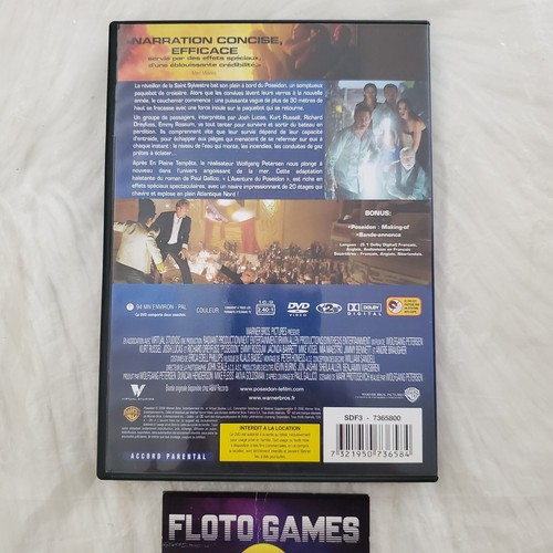 DVD ZONE 2 FR: Poseidon - 2006 - Wolfgang Petersen - Catastrophe - Floto Games - Picture 2 of 2