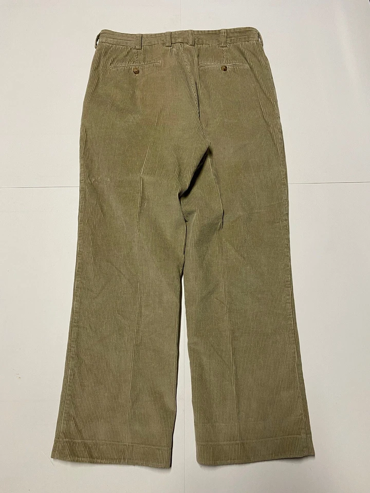 Pantalones chinos de pana Lyle & Scott para hombre 36 X 30 calce relajado marrón algodón grueso Foto 4 de 4