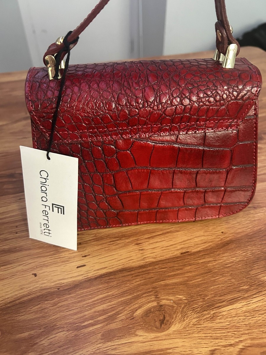 CHIARA FERRETTI 1212-RED WOMEN'S FLORENCE BAG NWT | eBay