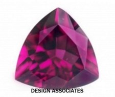 RHODOLITE GARNET 7 MM TRILLION CUT BEAUTIFUL COLOR