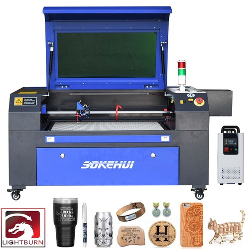 Macchina per incisione laser CO2 80W Coltello per incisione 70x50cm con KH-6000