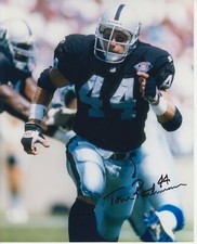 Tom Rathman 8x10 Signed Photo w/ COA Oakland Raiders #1