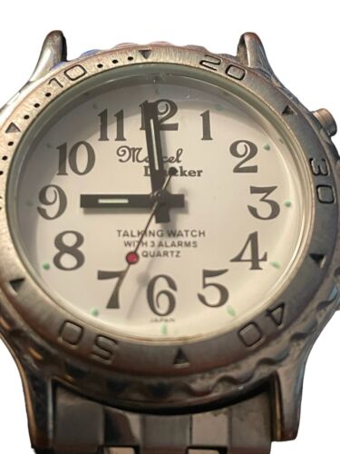Marchel Drucker Mens Wristwatch 20-388 Stainless Steel Watch Needs Repair