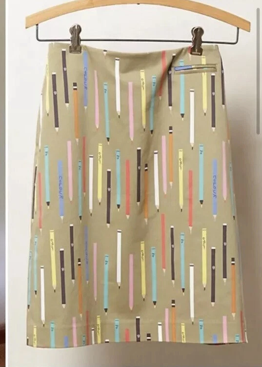 10. Anthropologie Archival Collection Elevenses No. 2 Pencil Skirt Flaw 4